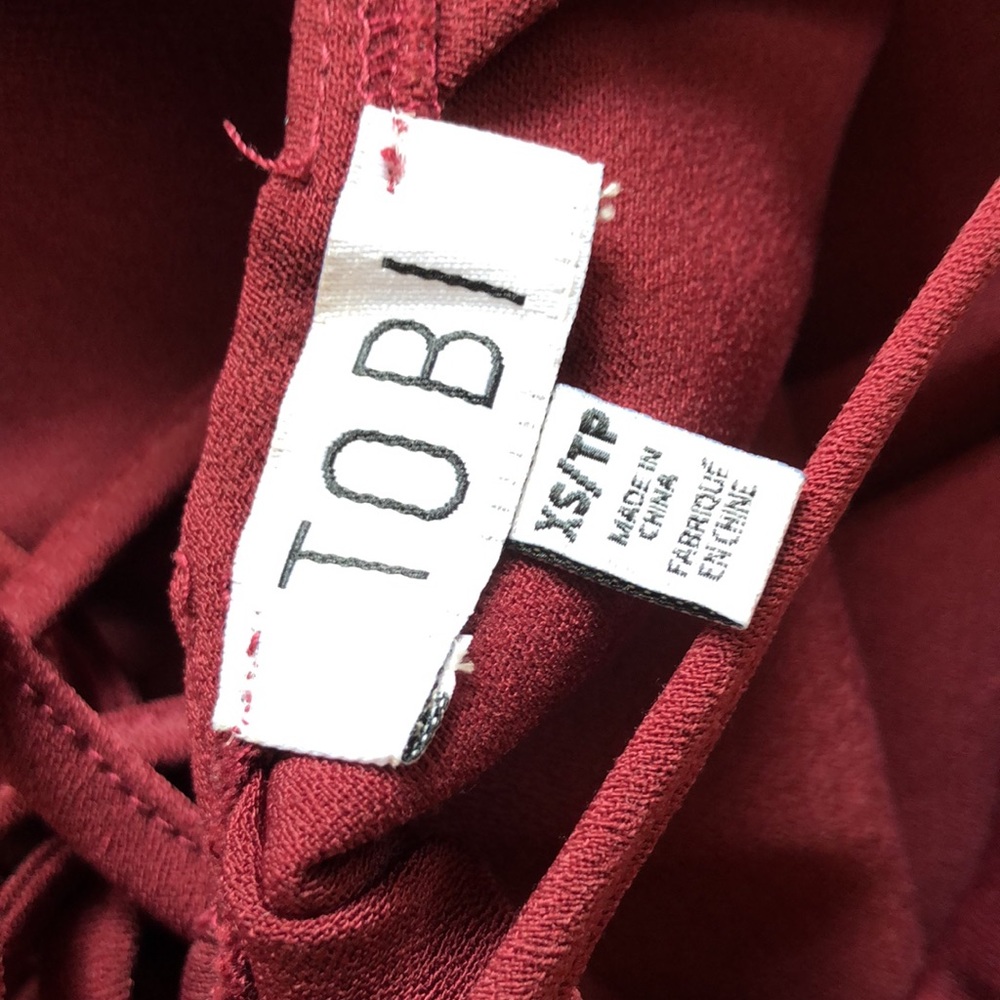 ❤️TOBI RED DRESS!❤️ - Picture 9 of 10